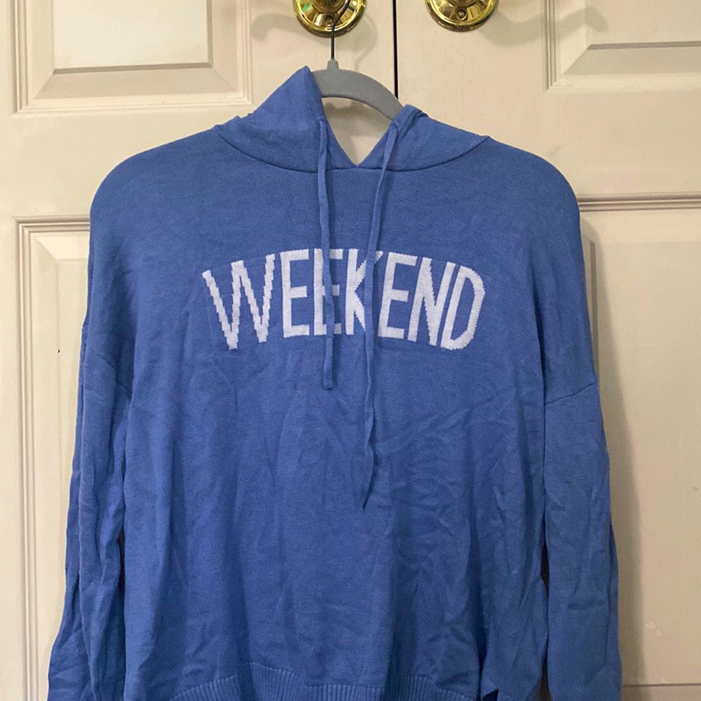 Blue weekend sweatshirt